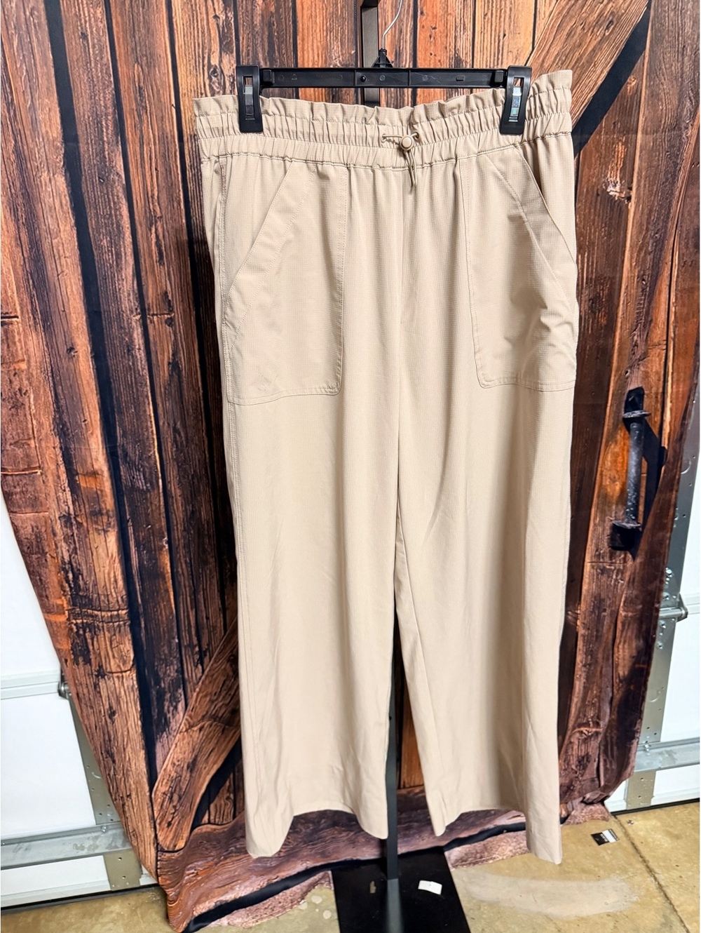 Spyder Beige Elastic Waist Casual Pants Size L/G